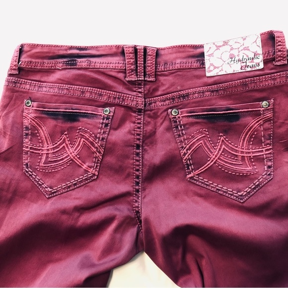 HYDRAULIC Grammercy Original Jegging Skinny Stretch Jeans Size15/16 Berry - Picture 6 of 14